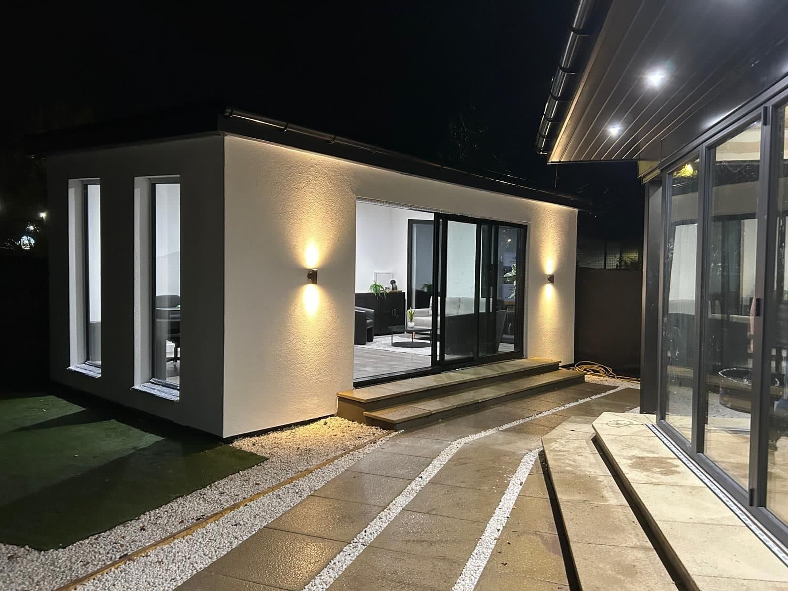 Interior electrical installation with new lighting completed by Fife Electricians