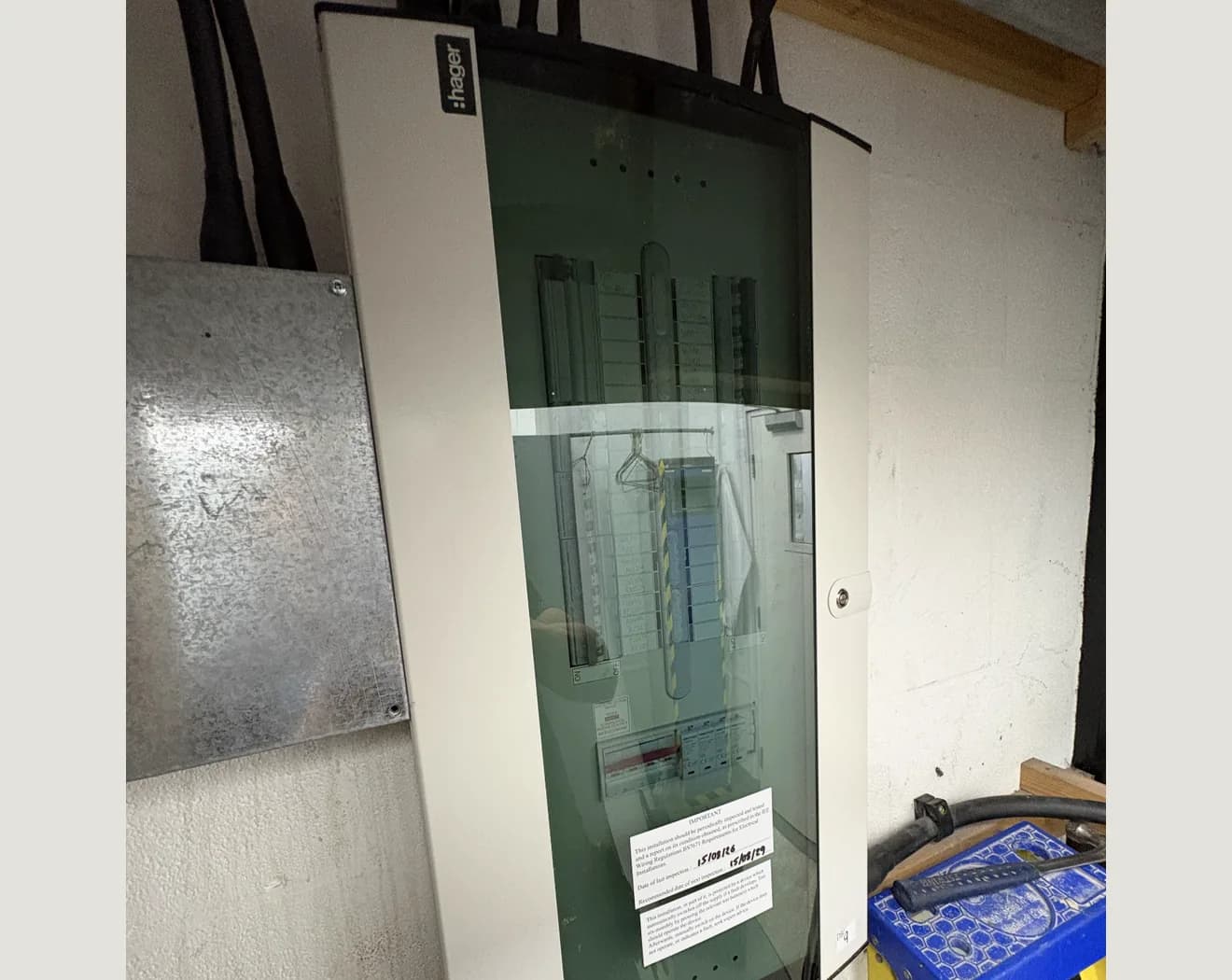 Hager consumer unit inspected by Fife Electricians